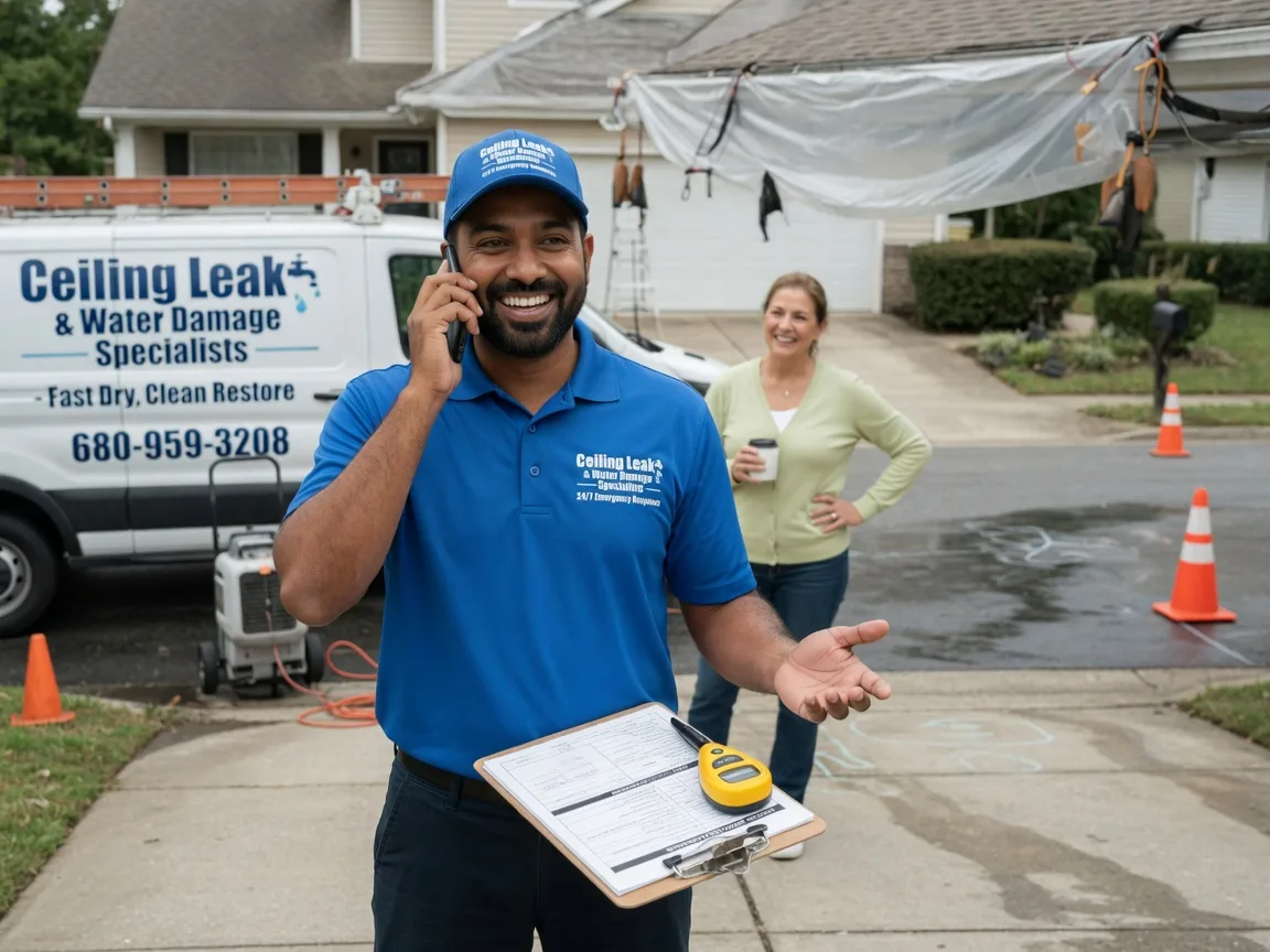 Ceiling Leak Cleanup Knik Fairview, AK FAQs